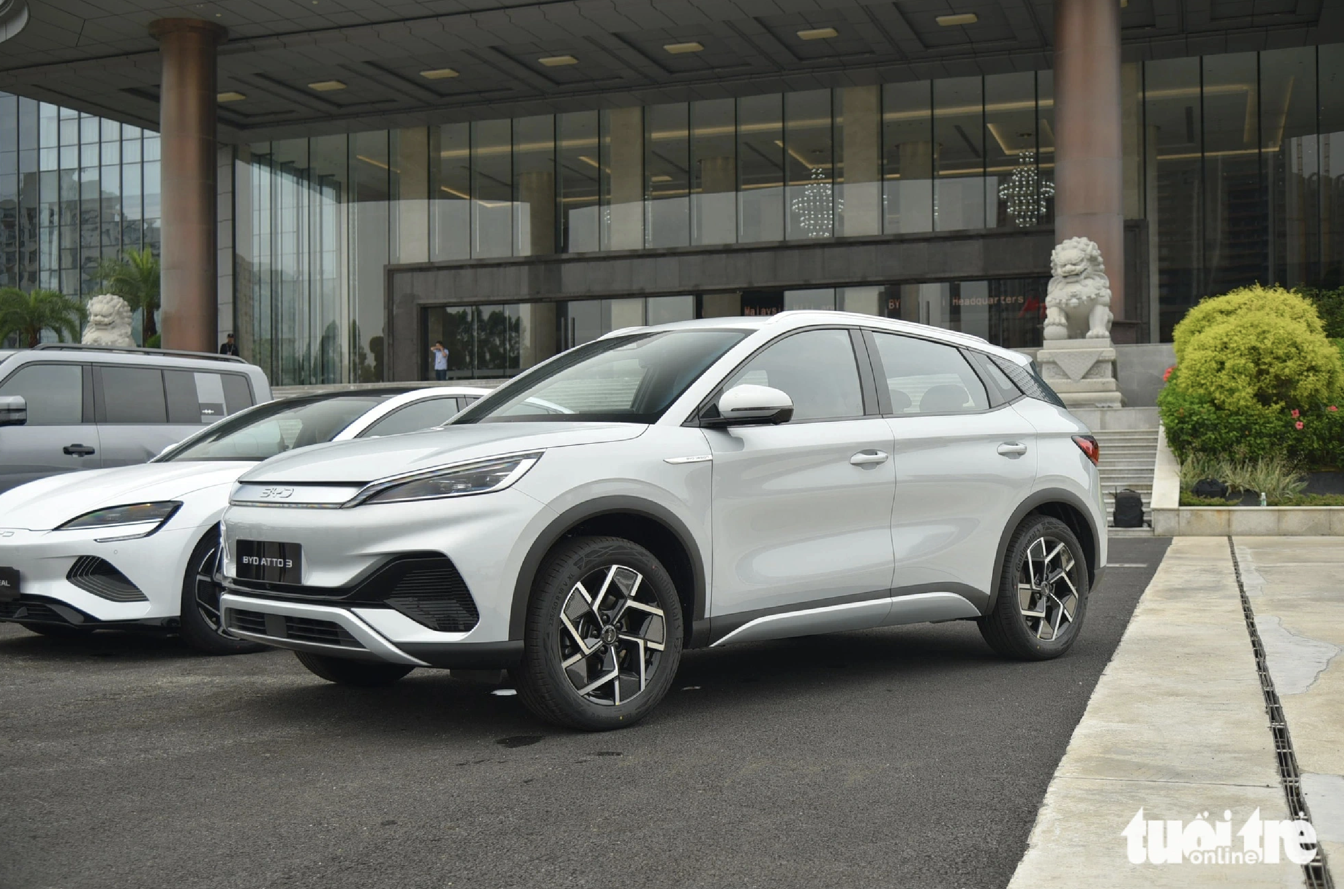The BYD Atto 3 is a battery electric  compact crossover SUV. Photo: Lee Hoang / Tuoi Tre