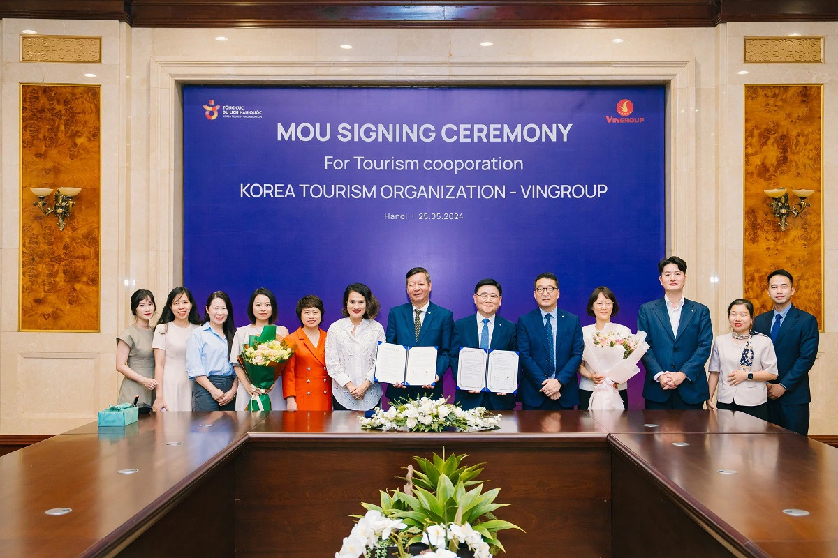 Vietnam’s Vingroup, Korea Tourism Organization sign MoU to promote tourism cooperation