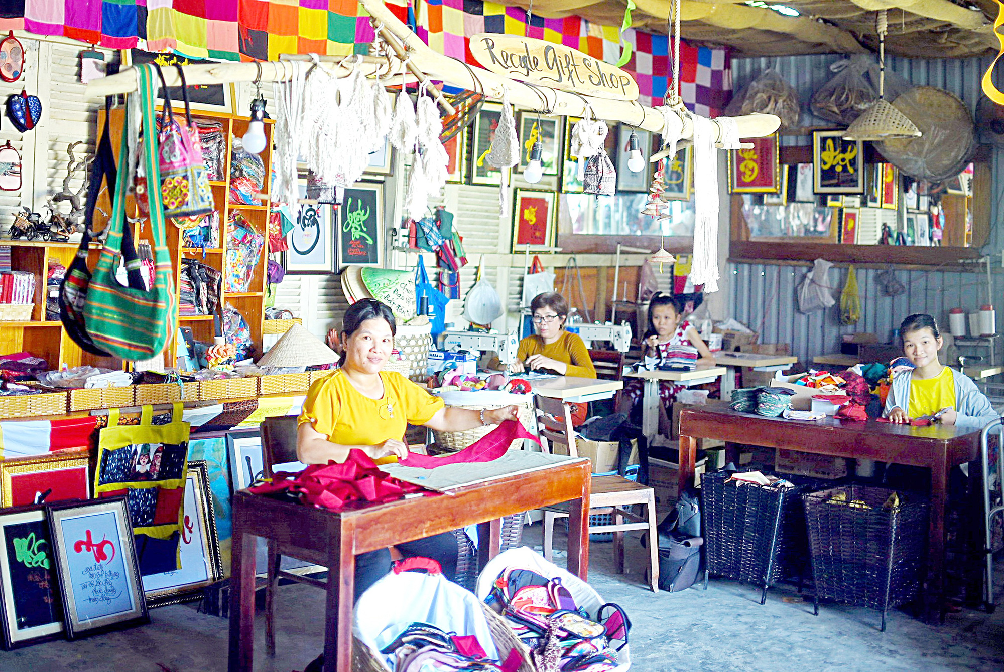 Disabled artisans transform waste into wonder in south-central Vietnam