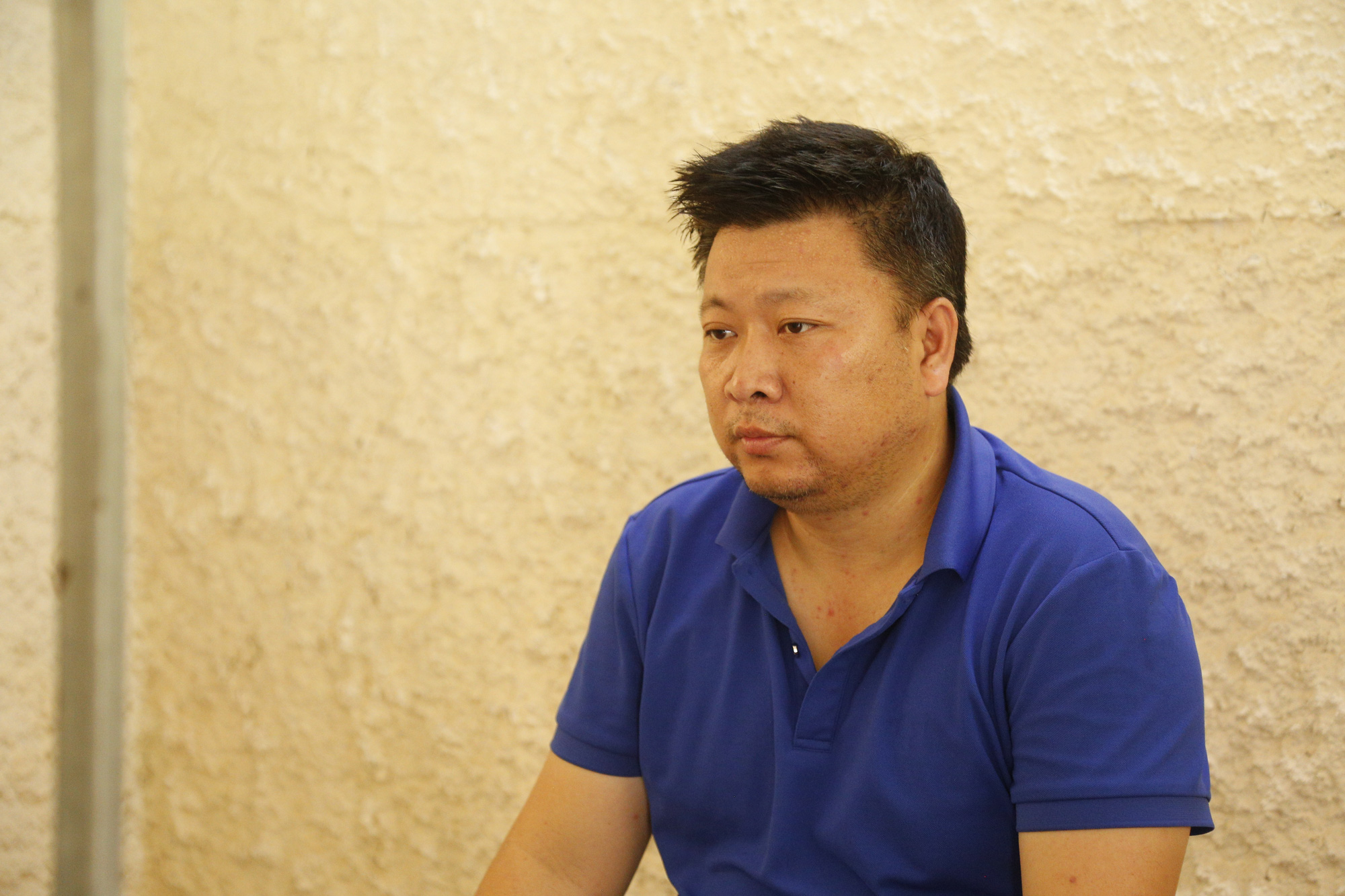 Rong Xin, a Chinese national involved in a case of kidnapping and extortion of a fellow Chinese in Ha Tinh Province, north-central Vietnam. Photo: Ha Tinh Police