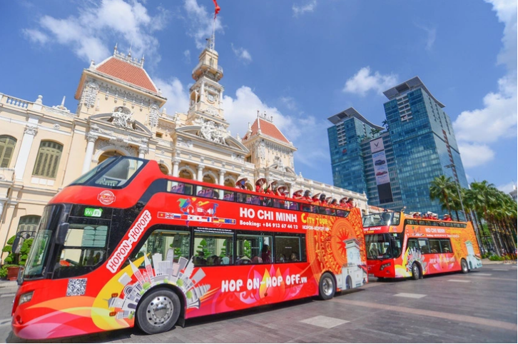 Ho Chi Minh City asks double-decker buses to avoid stops on downtown promenade