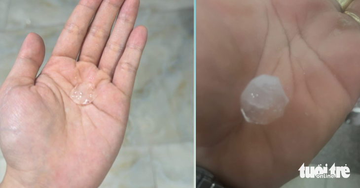 Hail hits Ho Chi Minh City during afternoon downpour