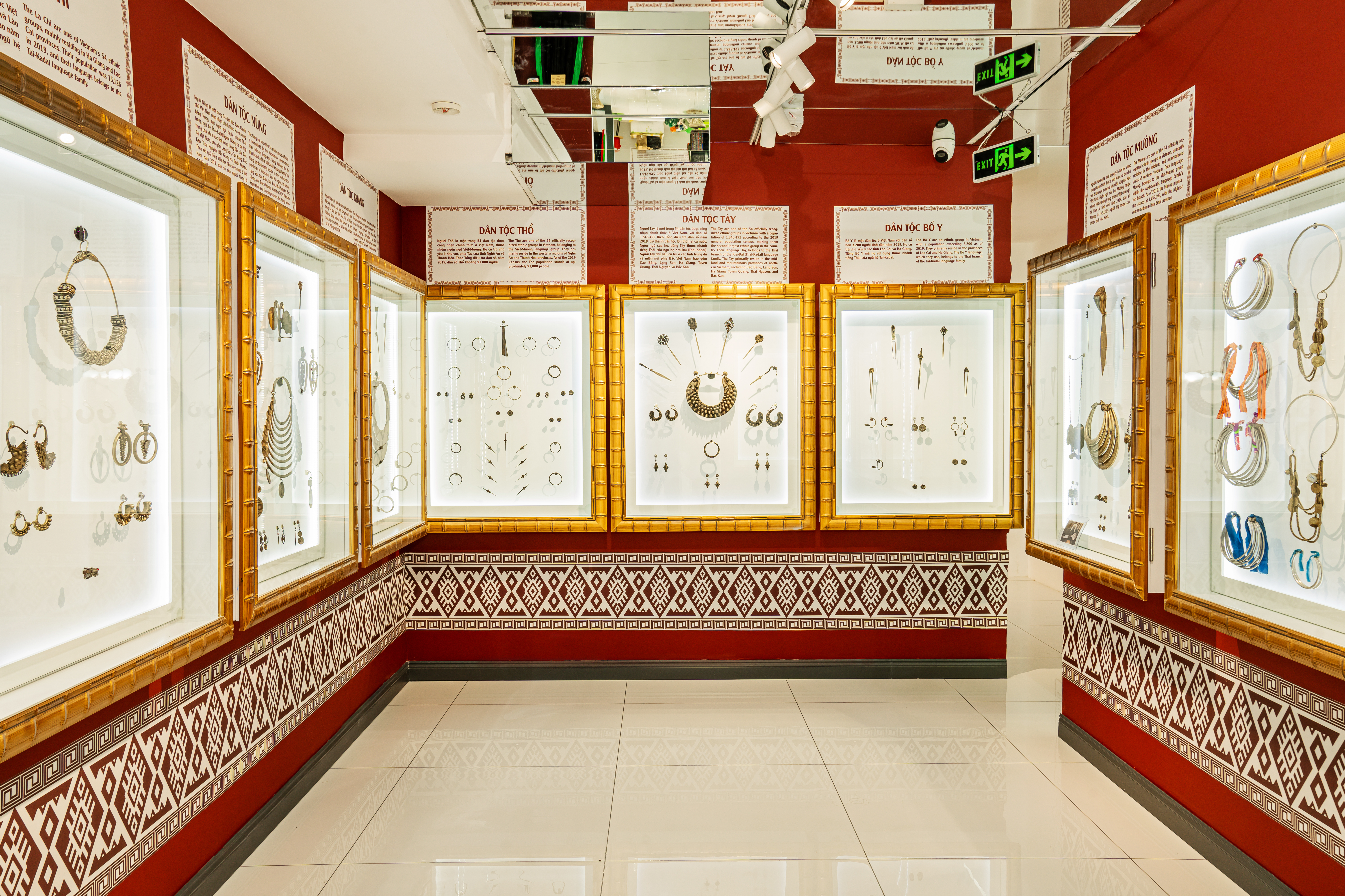 Jewelries from the Vietnamese ethnic groups are displayed at the Vietnam's 54 Ethnic Groups Jewelry Museum in District 1, Ho Chi Minh City. Photo: Supplied