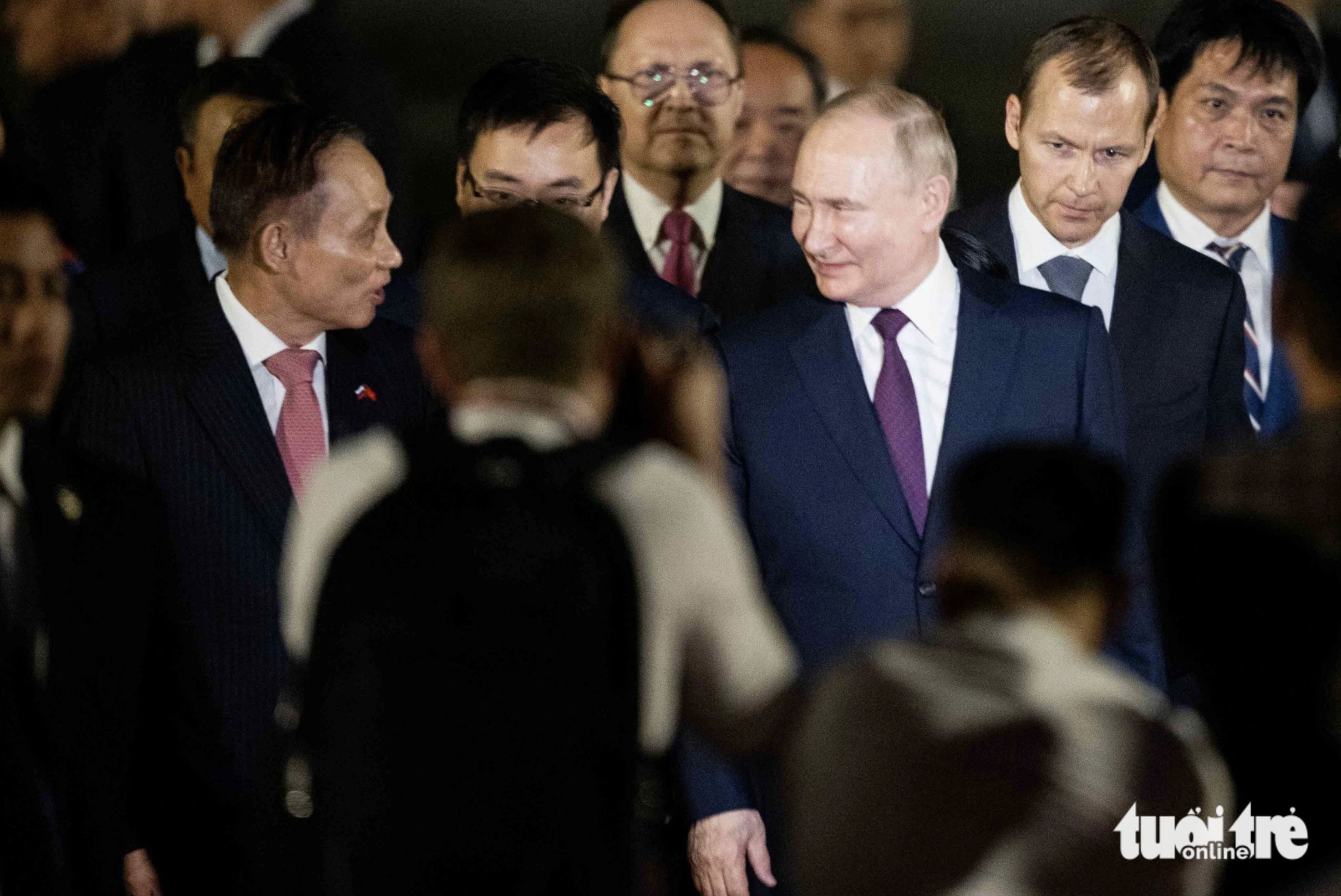 Russian President Vladimir Putin arrives in Vietnam for state visit