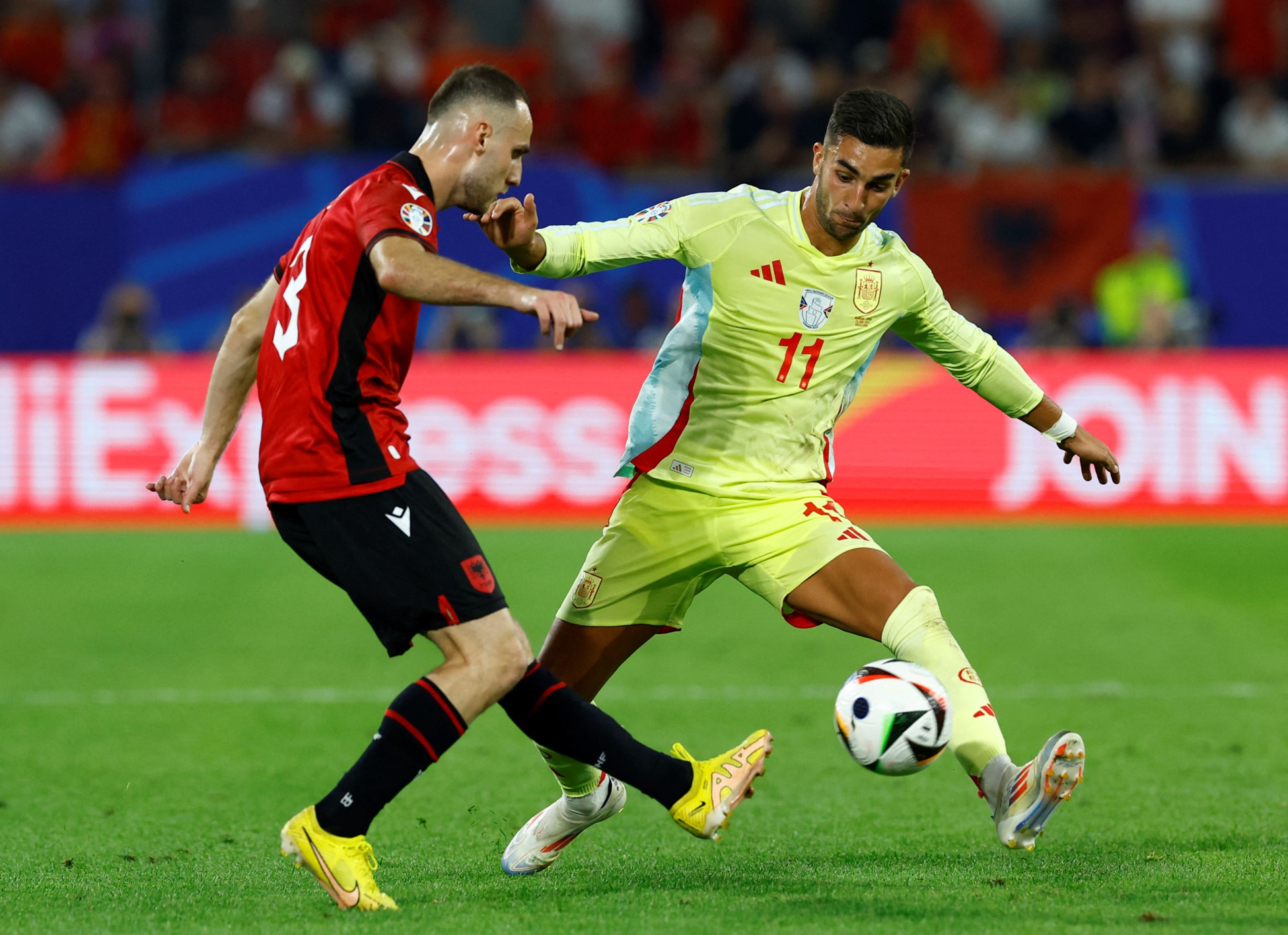 Euro 2024 video highlights: Albania 0-1 Spain