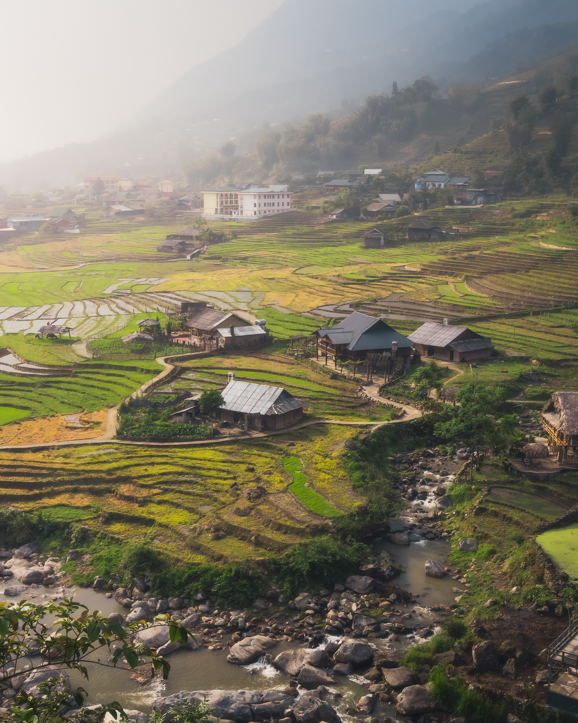 A local village in Sa Pa Town, Lao Cai Province, northern Vietnam. Photo taken by Harry Bradley
