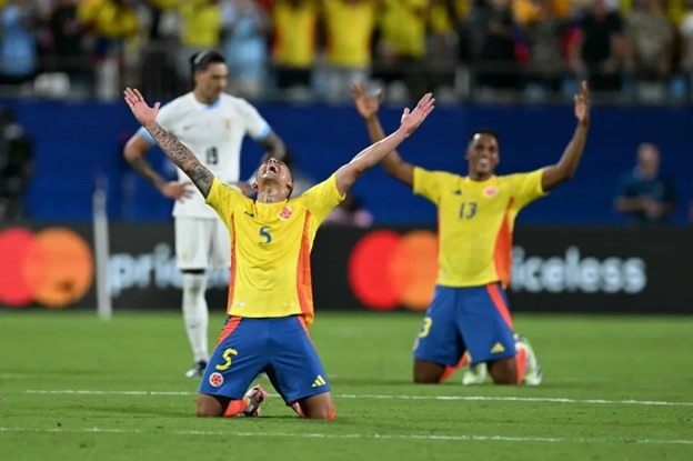 Colombia defeat Uruguay to reach Copa America final