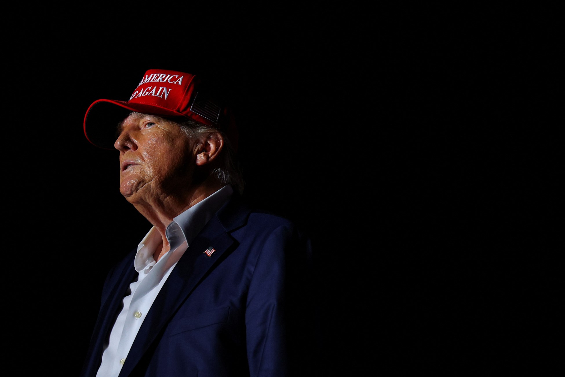 Republican presidential candidate and former U.S. President Donald Trump attends a campaign rally at his golf resort in Doral, Florida, U.S., July 9, 2024. Photo: Reuters