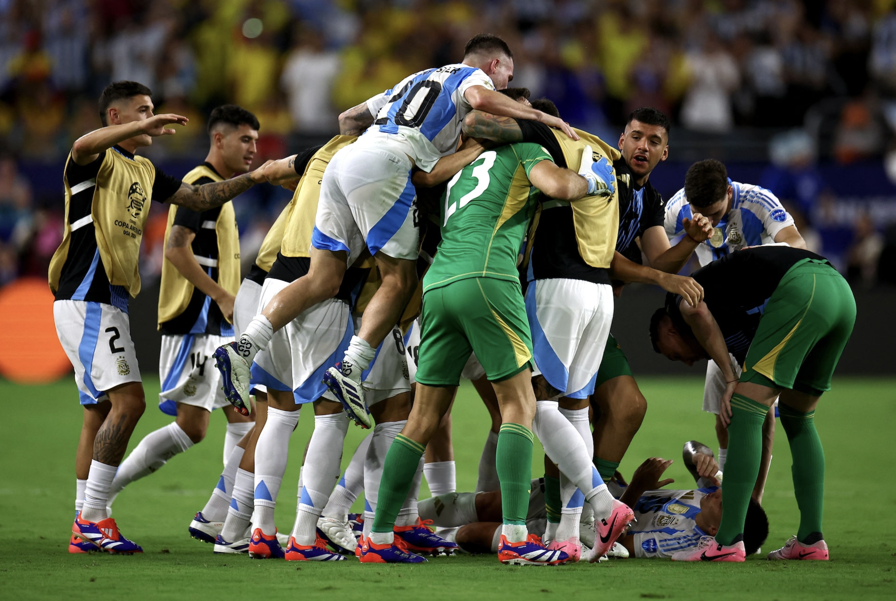 Argentina clinch record 16th Copa America with 1-0 extra-time victory over Colombia