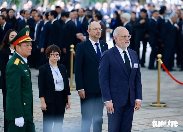 The delegation of Switzerland. Photo: Nguyen Khanh / Tuoi Tre