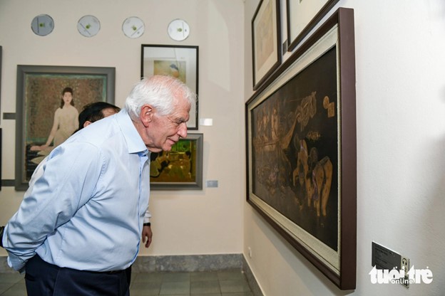 The Vietnam National Fine Arts Museum on Nguyen Thai Hoc Street in Hanoi. The museum currently displays nearly 20,000 exhibits and pieces of art. Photo: Nam Tran / Tuoi Tre