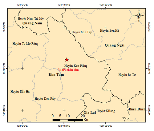 Vietnam’s Kon Tum plagued by 7 more earthquakes