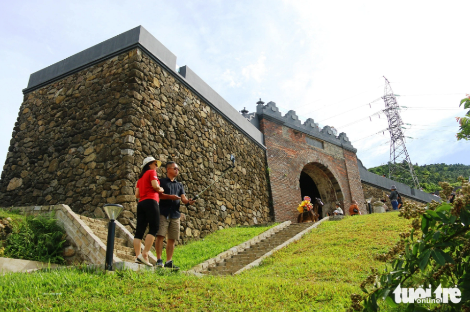 The main entrance of the Hai Van Gate relic site, which connects Da Nang City and Thua Thien-Hue Province in central Vietnam. Photo: Nhat Linh / Tuoi Tre