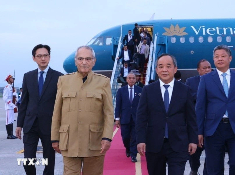 President of Timor-Leste José Ramos-Horta at Noi Bai International Airport in Hanoi, July 31, 2024. Photo: Vietnam News Agency