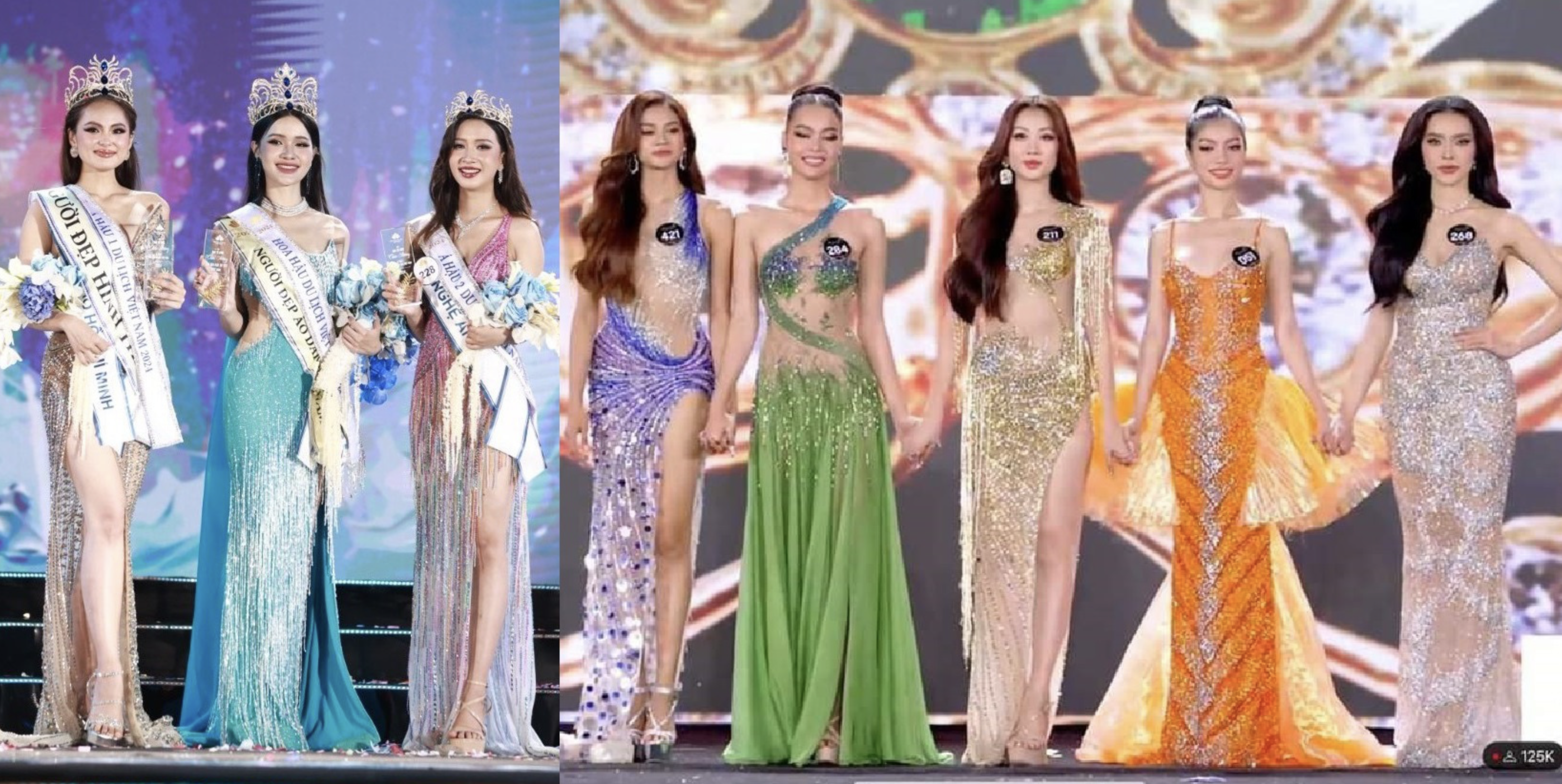 Vietnam names 2 queens, 6 runners-up at beauty pageants in one night