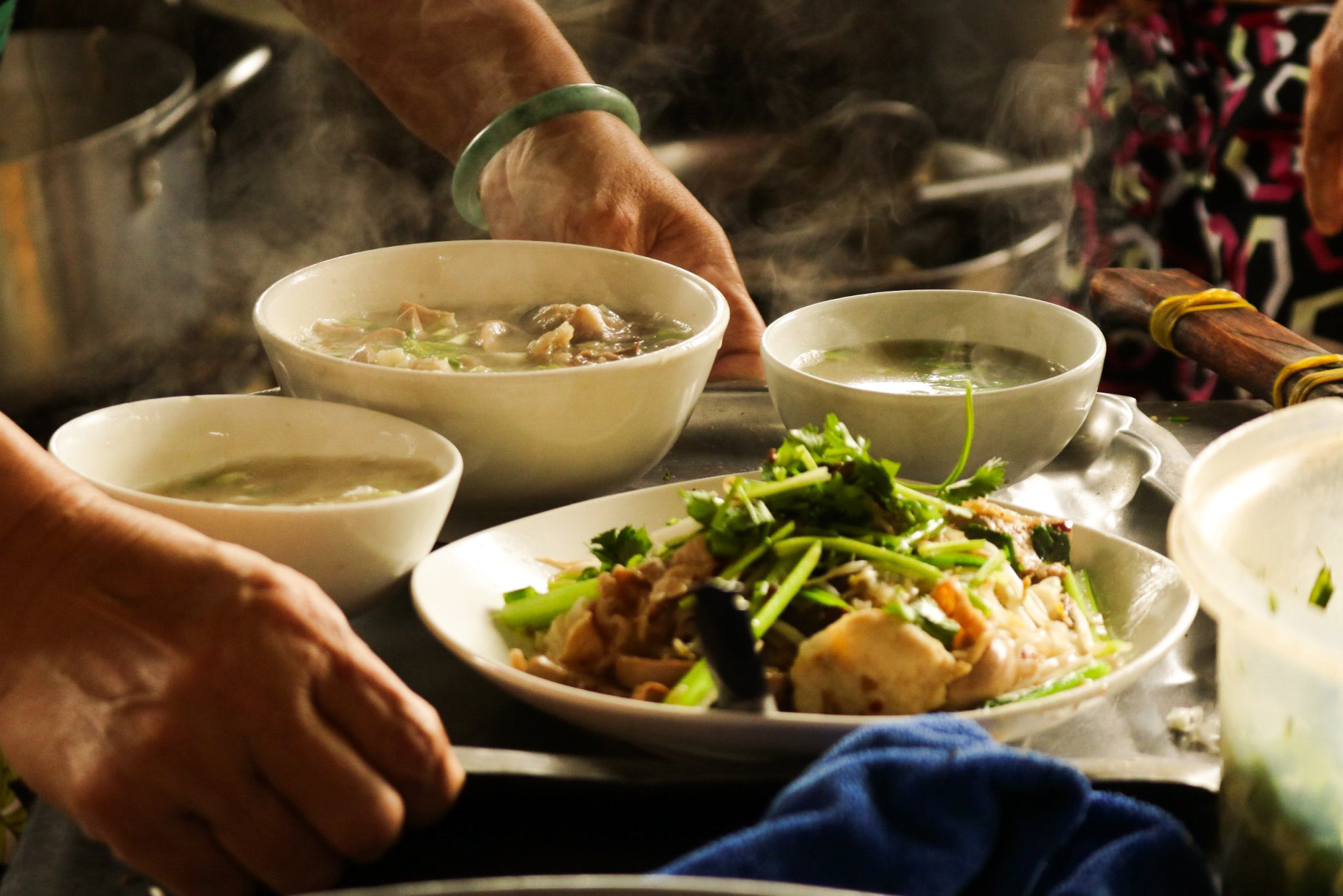 A serving of Mrs. Ho’s noodles in Binh Duong Province, southern Vietnam. Photo: Dang Khuong / Tuoi Tre