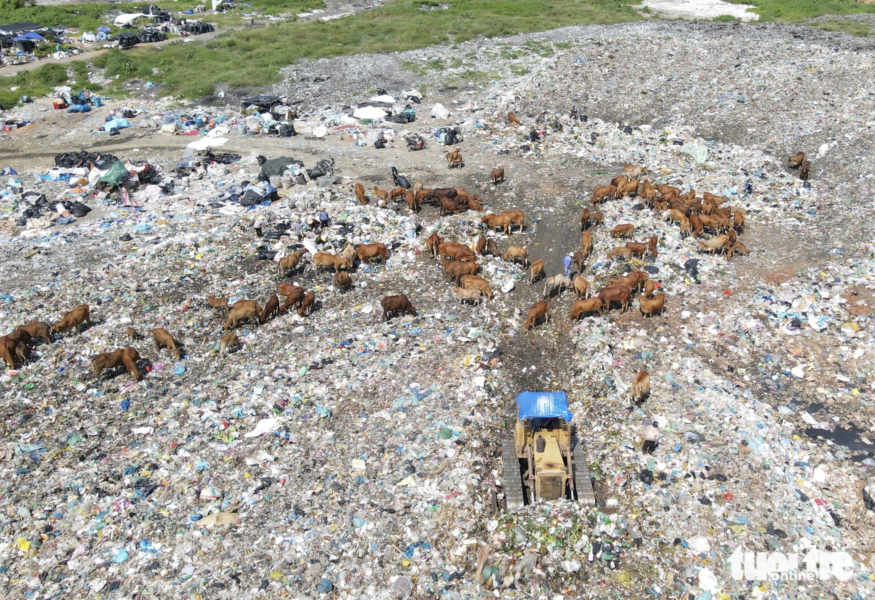 Largest rubbish dump in Vietnam’s Binh Thuan Province overwhelmed, causes pollution