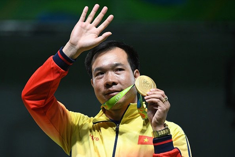 Vietnamese marksman Hoang Xuan Vinh wins one gold medal at the Rio de Janeiro 2016 Olympics. Photo: Reuters