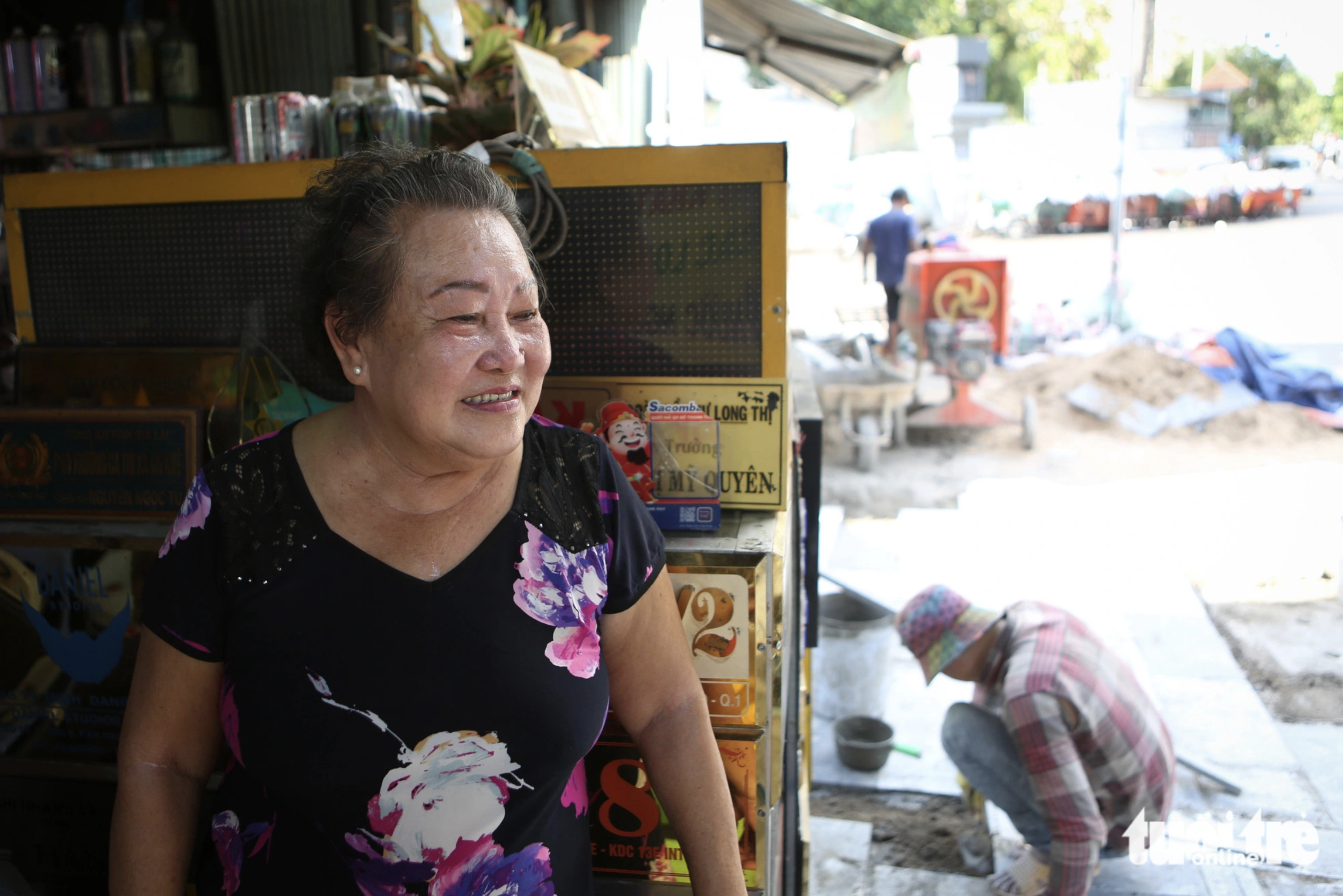 Kim Huong, a resident of District 1, expressed her excitement to see degraded sidewalks get makeovers.