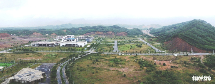 The project site is now deserted. Photo: Doan Cuong / Tuoi Tre