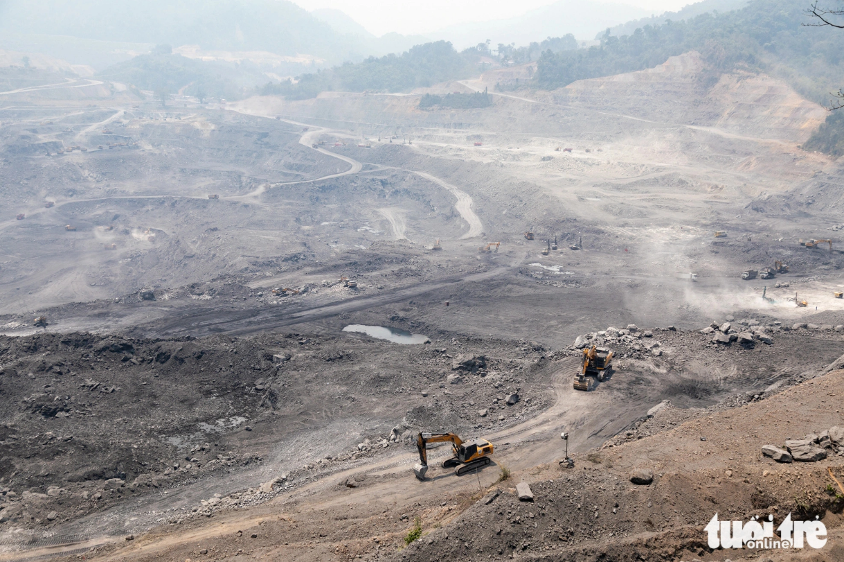 A coal mine in Laos’ Sekong Province. Photo: Hoang Tao / Tuoi Tre