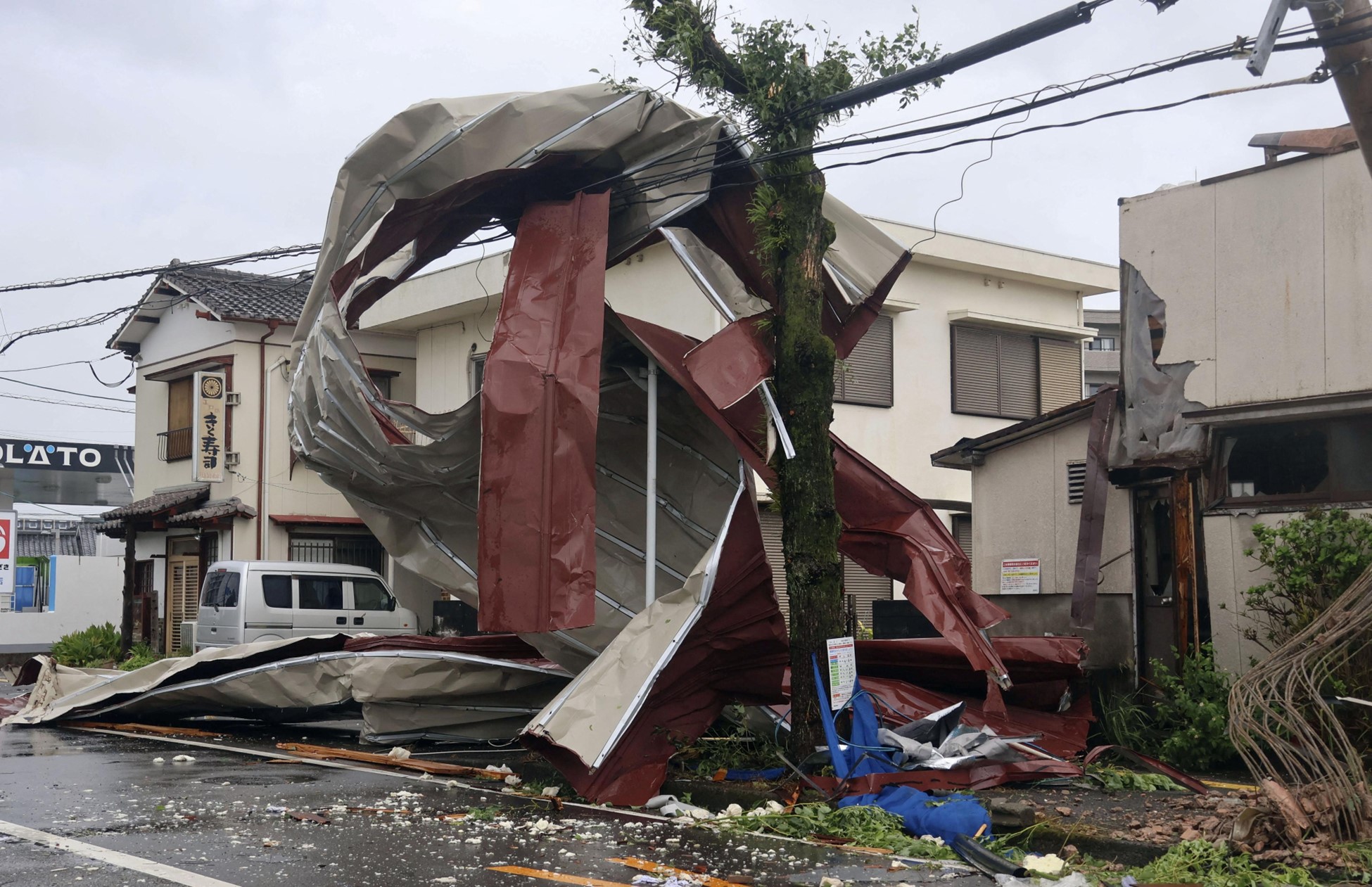 Millions evacuated as typhoon slams Japan's Kyushu, halting flights and factories