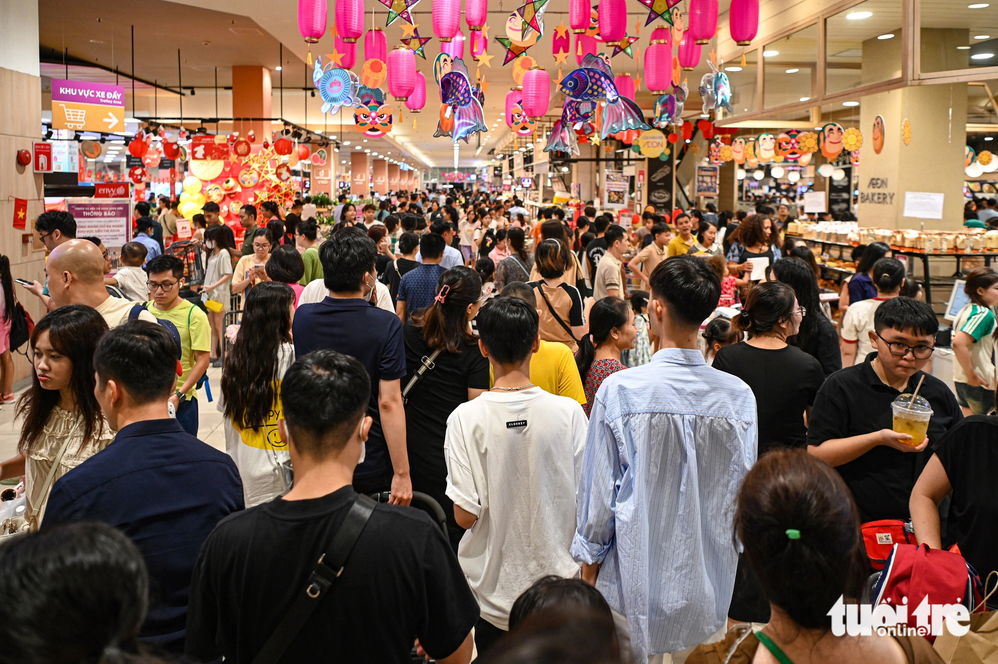 Hanoi shopping malls overflow on National Day holiday