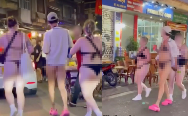 Foreign tourists walking Hanoi streets in bikinis unacceptable: reader