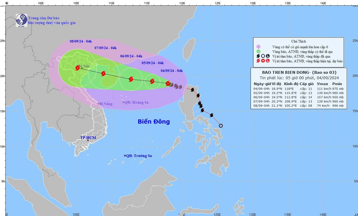 Typhoon Yagi gets stronger, moves toward China’s Hainan Island before entering Gulf of Tokin