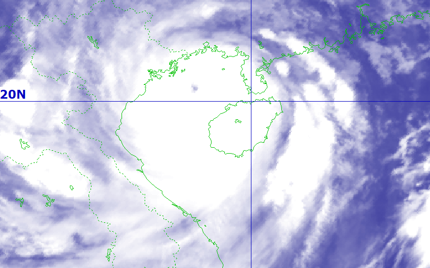 A satellite Image of typhoon Yagi at 5:00 am on September 7, 2024. Photo: Vietnam’s National Center for Hydrometeorological Forecasting