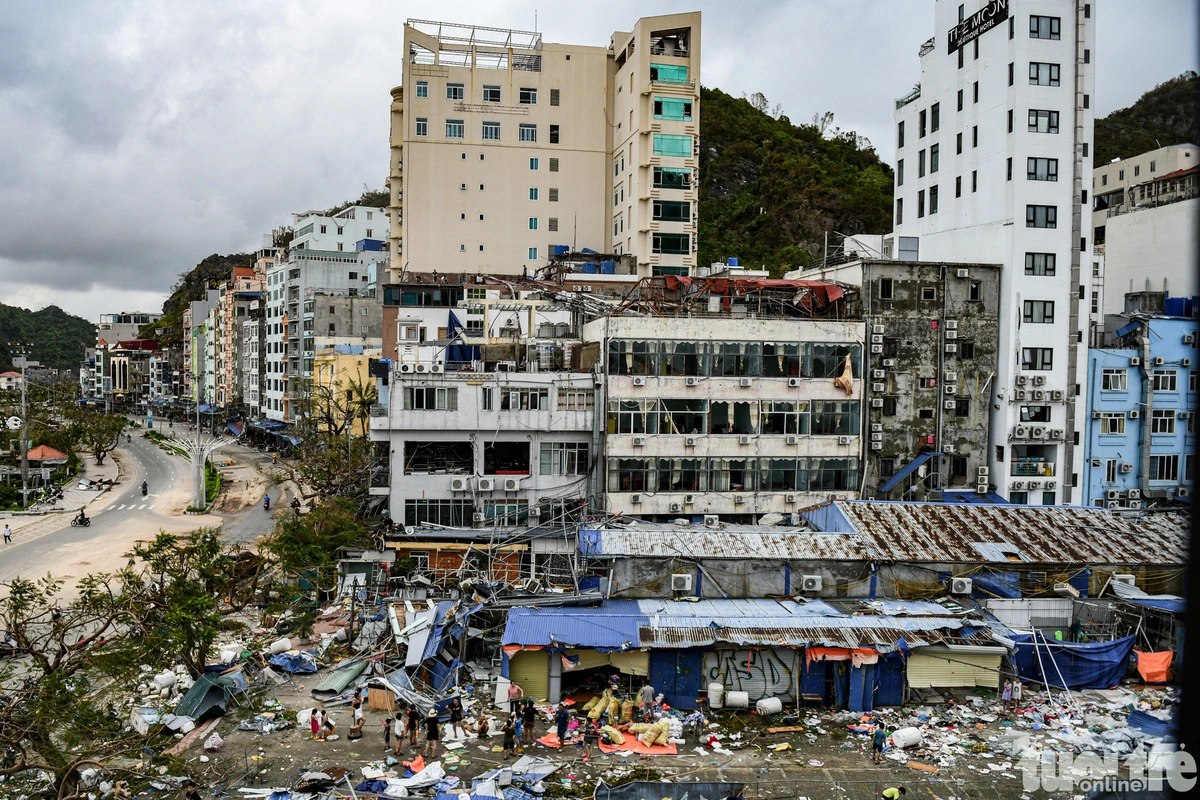 Vietnam's Cat Ba Island left in calamitous state following typhoon Yagi