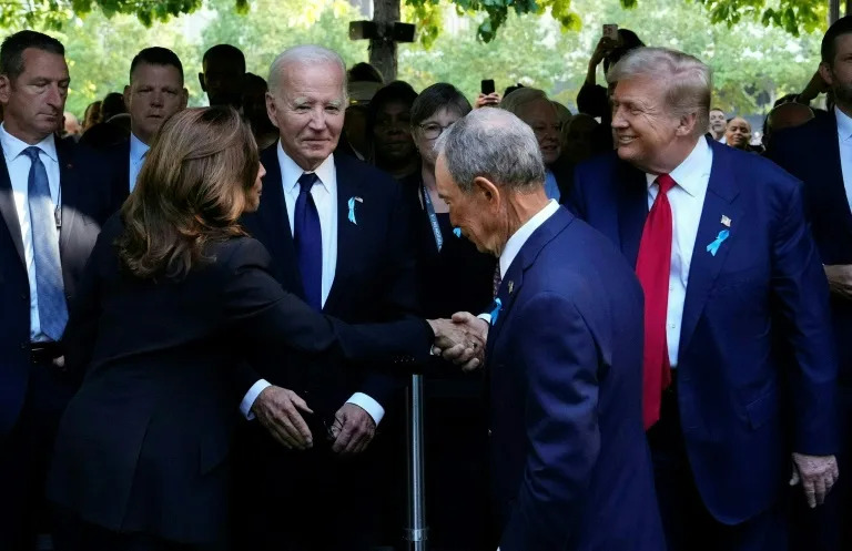 Trump and Harris attend 9/11 memorial after brutal debate