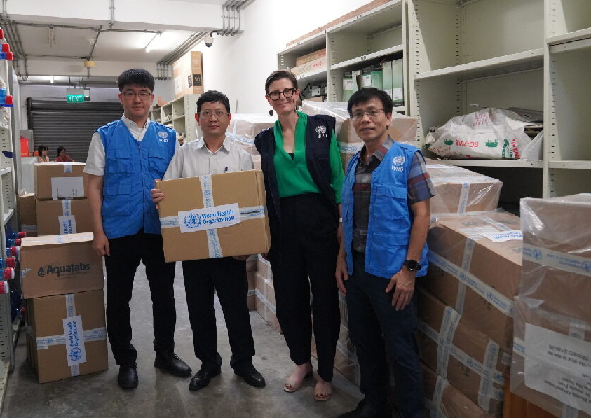 WHO provides emergency relief supplies to northern Vietnam after typhoon Yagi