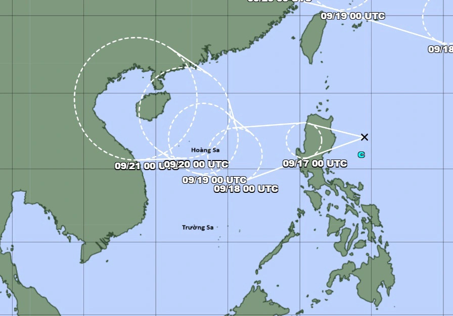 Tropical depression forecast to enter East Vietnam Sea on Tuesday