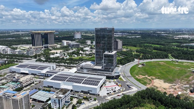 The roundabout will be developed next to the administrative center of Binh Duong Province. Photo: T.D. / Tuoi Tre