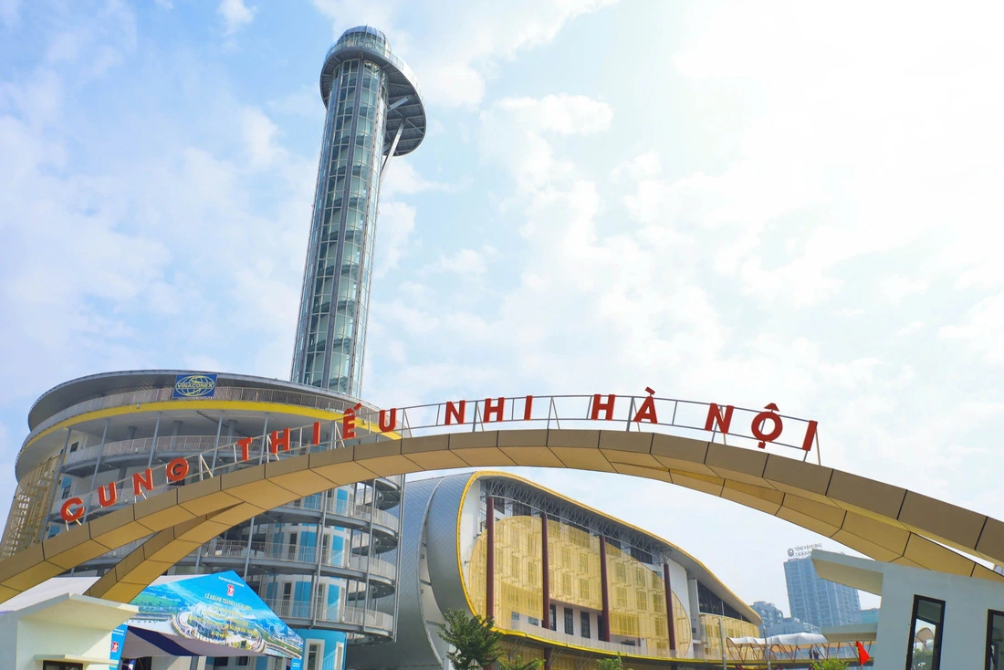 The Hanoi Children's Palace features modern architecture. Photo: Quang Vien / Tuoi Tre