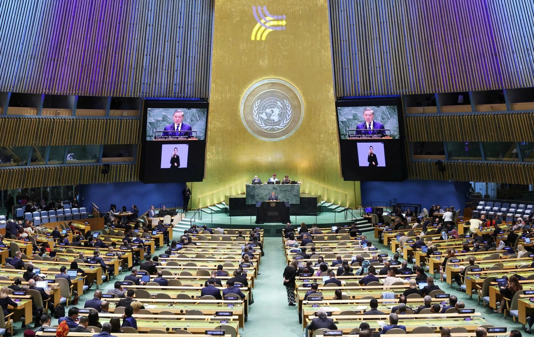 An overview of the United Nations Summit for the Future in New York, the U.S. on September 22, 2024. Photo: Lam Khanh / Tuoi Tre