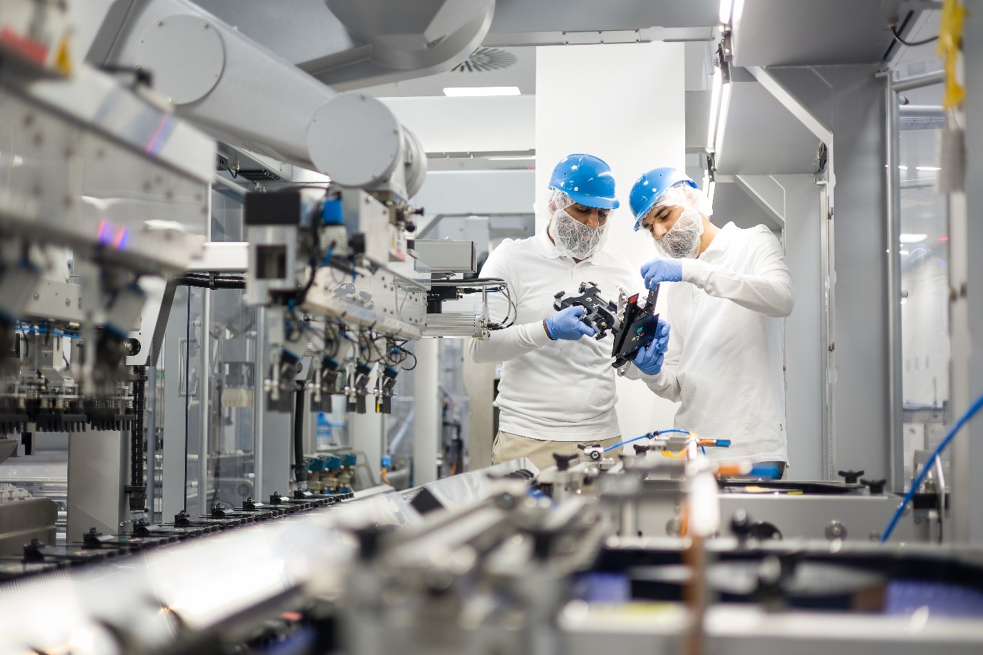 Inside Takeda's vaccine manufacturing plant in Singen, Germany.