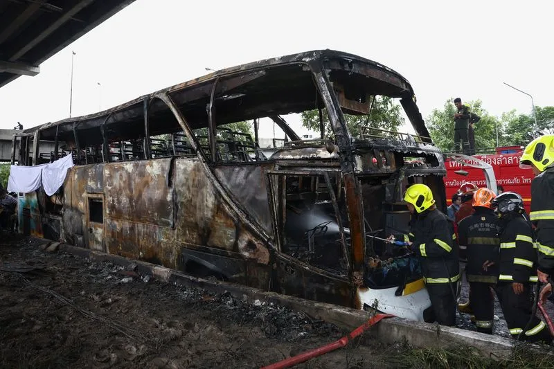 School bus fire in Thailand kills at least 23