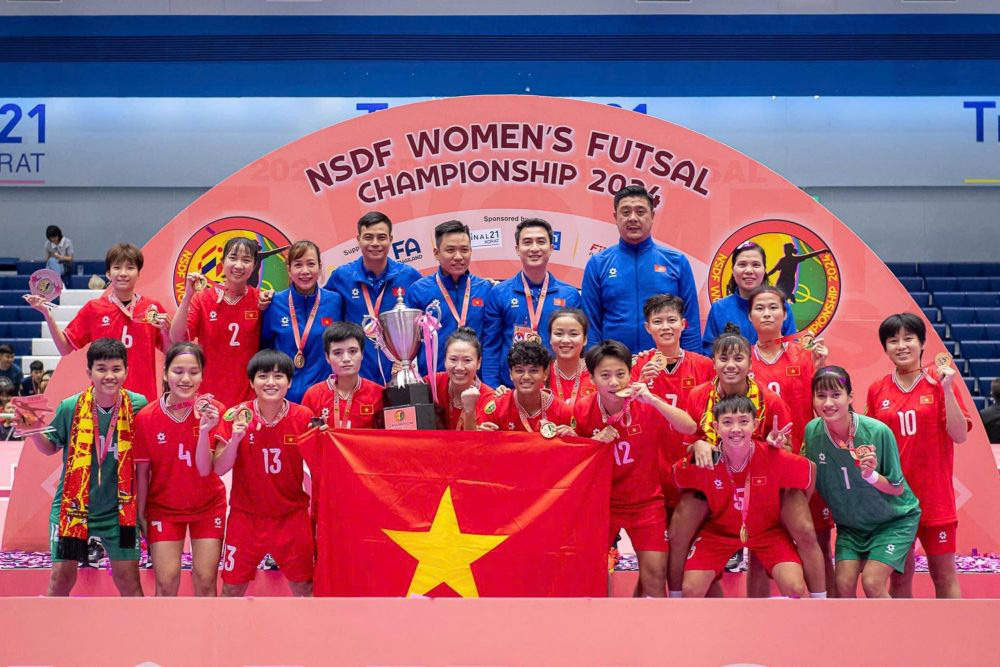 Vietnamese women’s futsal team rise to 11th in FIFA October rankings