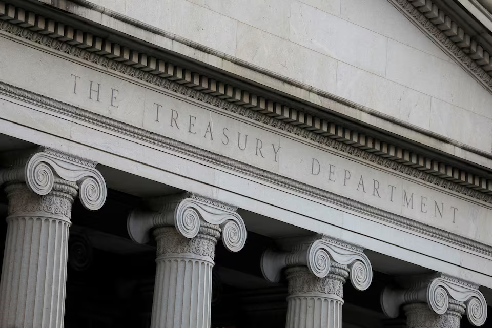 The United States Department of the Treasury is seen in Washington, D.C., U.S., August 30, 2020. Photo: Reuters