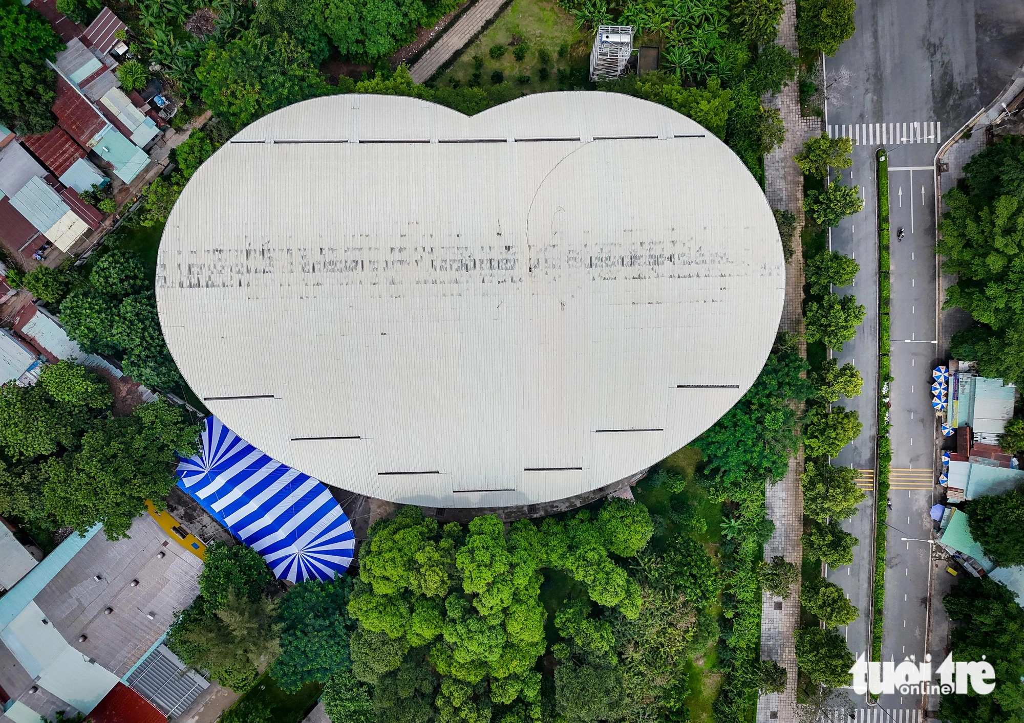 The Ho Chi Minh City University of Social Sciences and Humanities covers an area of approximately 20 hectares in the VNU-HCM complex. Photo: Chau Tuan / Tuoi Tre