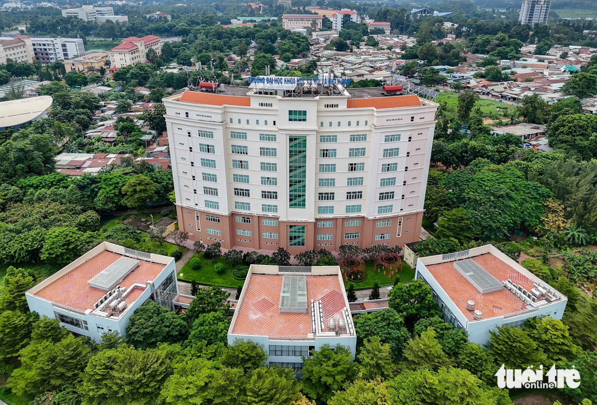 The Ho Chi Minh City University of Social Sciences and Humanities covers an area of approximately 20 hectares in the VNU-HCM complex. Photo: Chau Tuan / Tuoi Tre