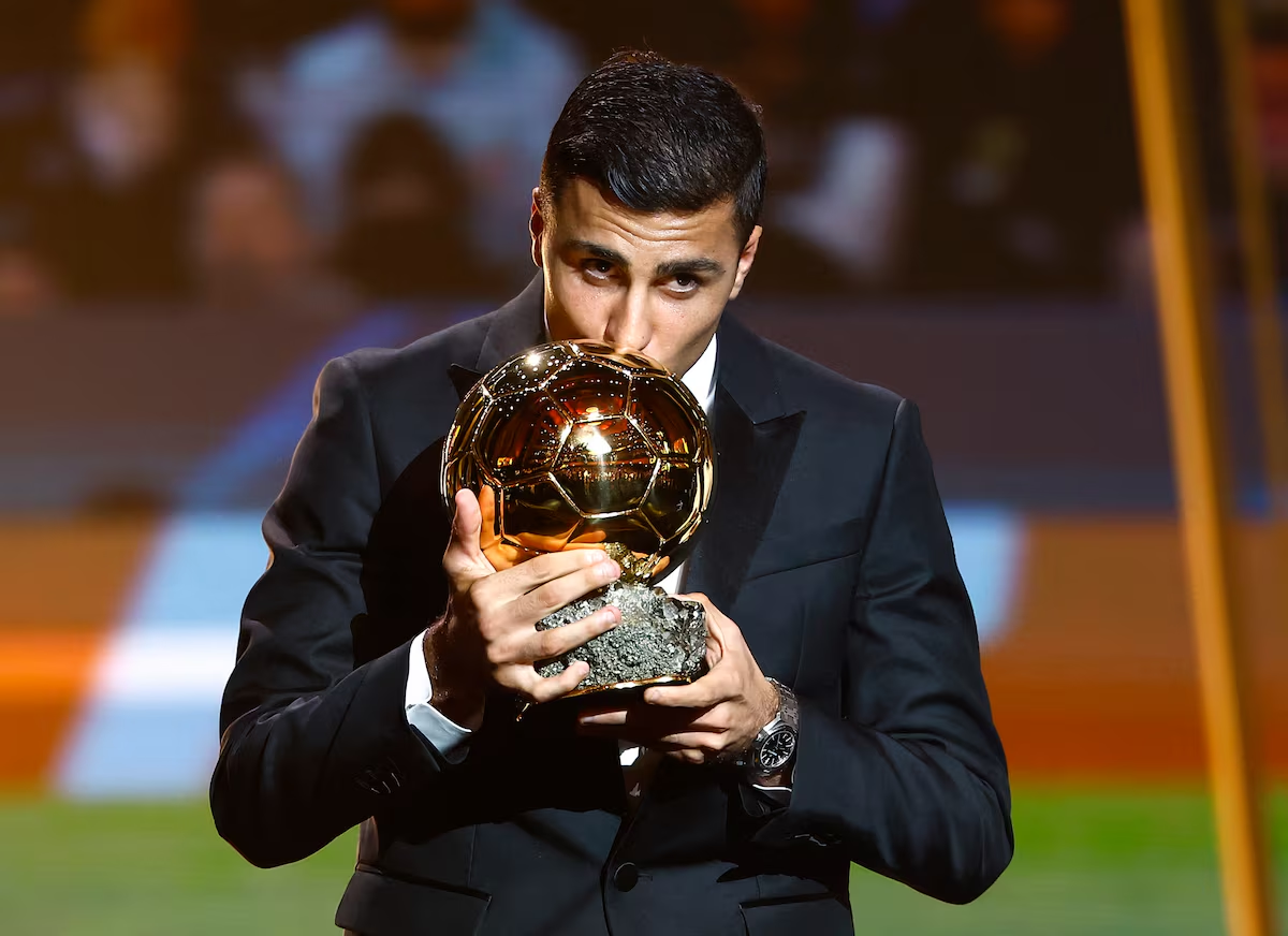 Spain's Rodri wins Ballon d'Or for best player in the world