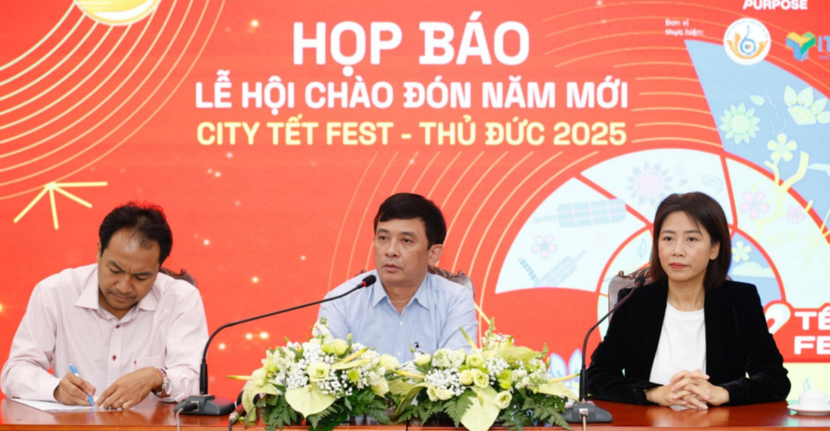 Delegates attend a press conference for the City Tet Fest Thu Duc 2025 in Ho Chi Minh City, October 31, 2024. Photo: Supplied