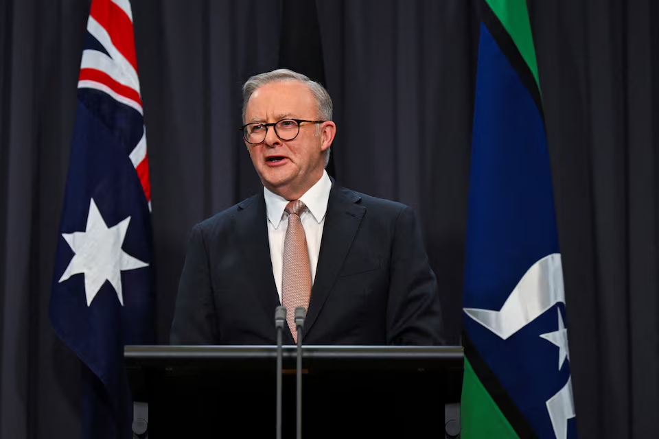 Australian Prime Minister Anthony Albanese speaks during a press conference at the Parliament House in Canberra, Australia, June 17, 2024. Photo: Reuters