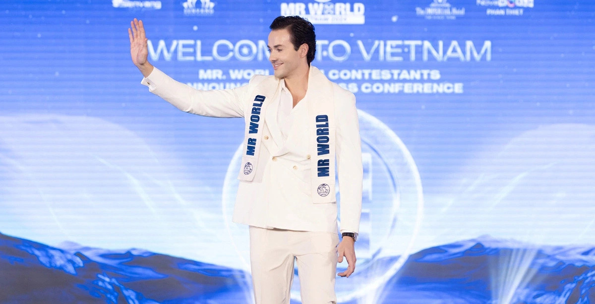 Current Mr. World titleholder Jack Heslewood has fond impressions of Vietnam. Photo: Supplied