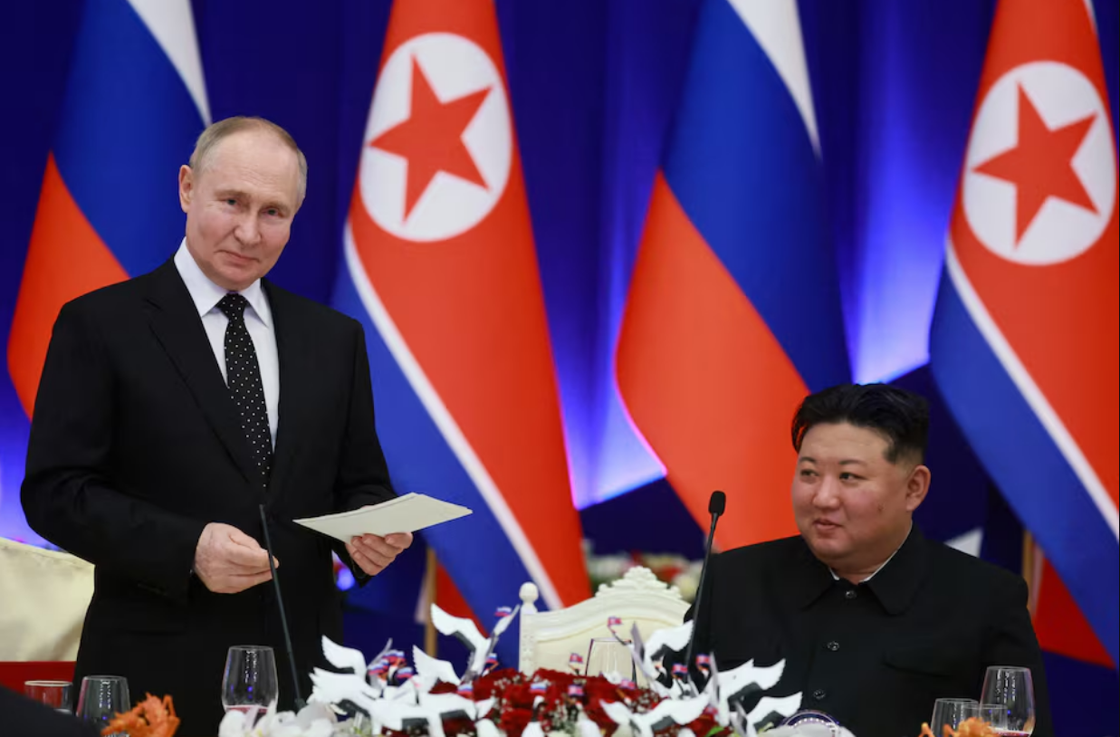 Putin signs into law mutual defence treaty with North Korea