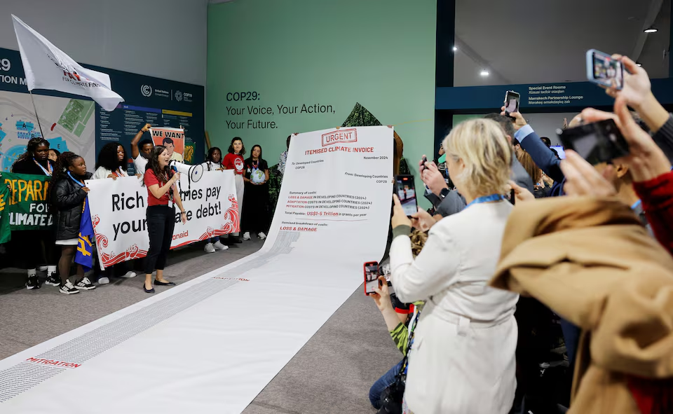 COP29 climate talks urged to find $1 trillion a year for poorer countries