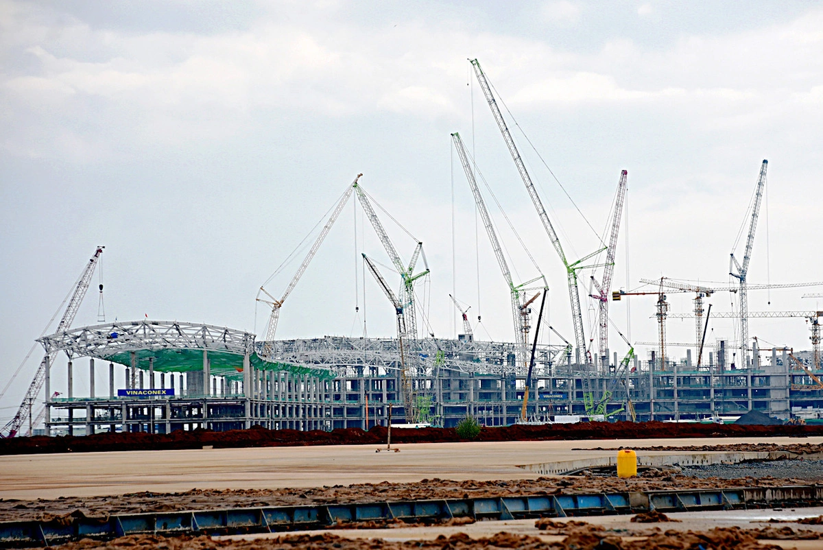 The passenger terminal of Long Thanh International Airport project is set for completion at the end of 2026. Photo: A Loc / Tuoi Tre